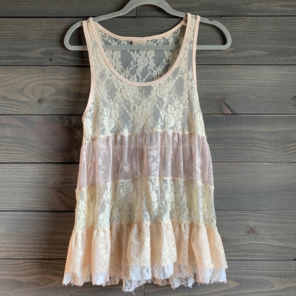 Daytrip Lace Ruffle Blouse